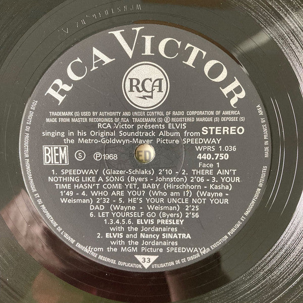 (Occasion) Elvis – Speedway [Vinyle 33 Tours]