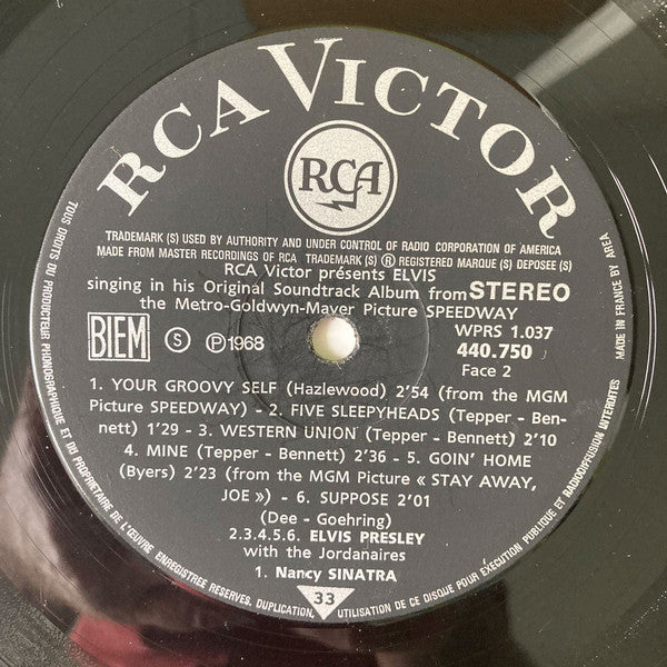 (Occasion) Elvis – Speedway [Vinyle 33 Tours]