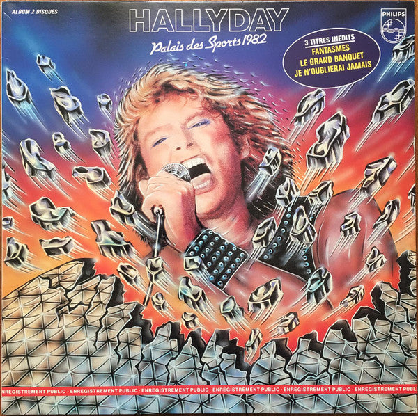(Occasion) Johnny Hallyday – Palais des Sports 1982  [Vinyle 33 Tours]