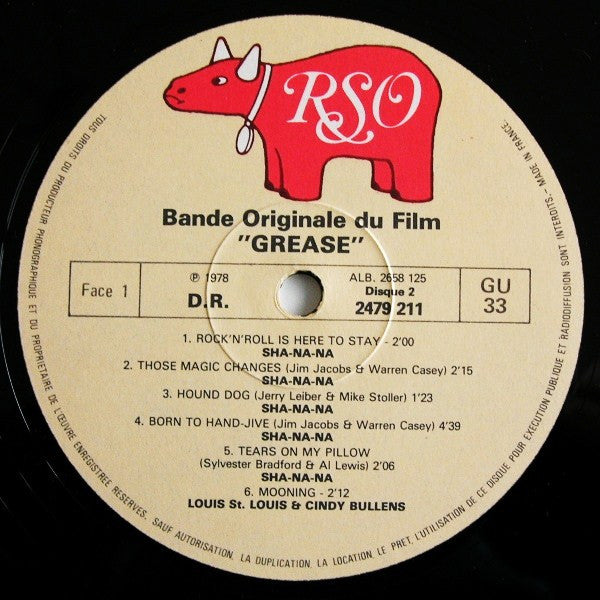 (Occasion) Various – Grease (Bande Originale Du Film) [Vinyle 33 Tours]