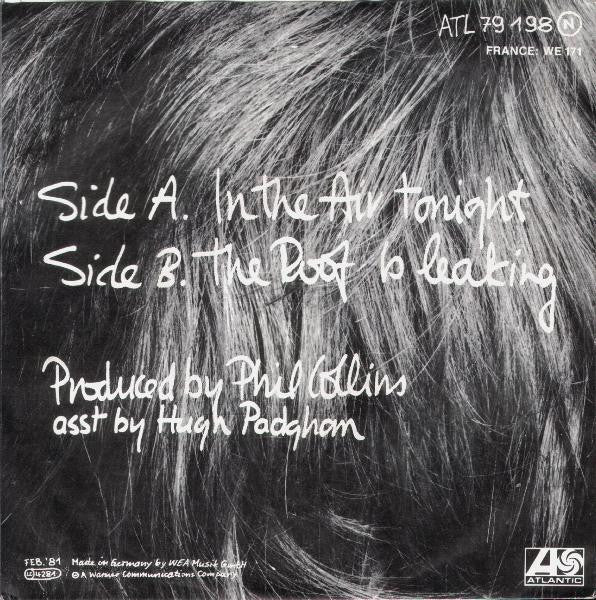 (Occasion) Phil Collins In The Air Tonight [Vinyle 45 Tours]