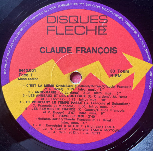 (Occasion) Claude François – C'est La Même Chanson [Vinyle 33 Tours]