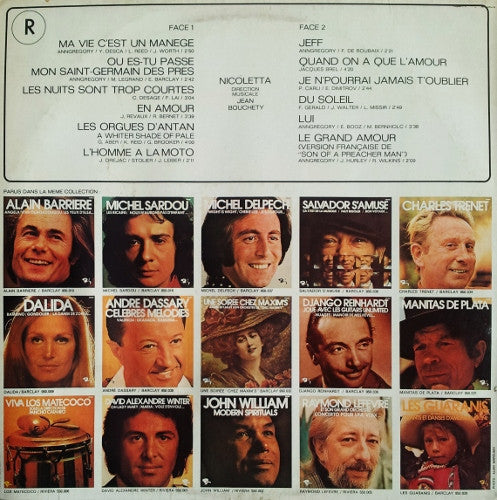 (occasion) Nicoletta (2) – Ma Vie C'est Un Manège / L'homme A La Moto... [Vinyle 33 Tours]