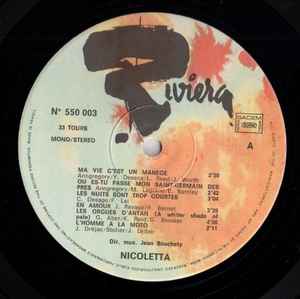 (occasion) Nicoletta (2) – Ma Vie C'est Un Manège / L'homme A La Moto... [Vinyle 33 Tours]