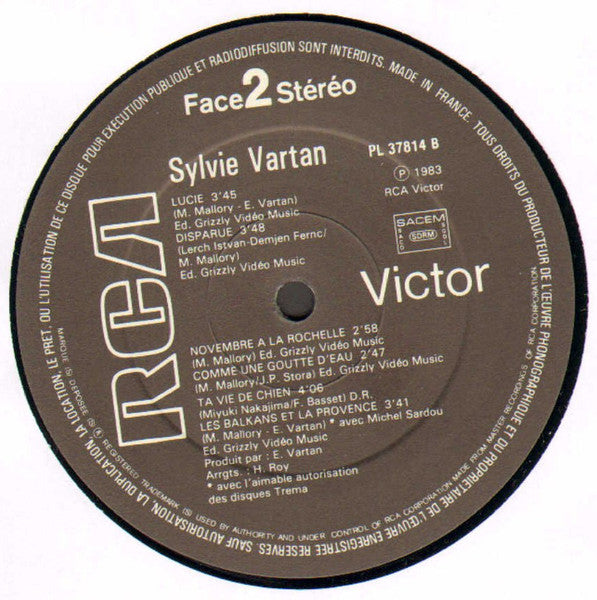 (Occasion) Sylvie Vartan – Sylvie Vartan [Vinyle 33 Tours]
