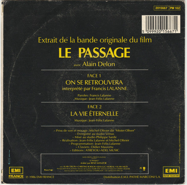 (Occasion) JFrancis Lalanne – Extrait De La Bande Originale Du Film "Le Passage" [Vinyle 45Tours]