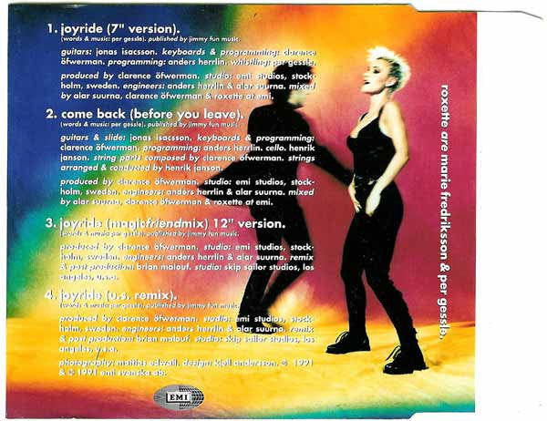 (Occasion ) Roxette – Joyride [CD]