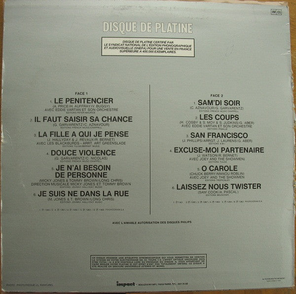 (Occasion) Johnny Hallyday – Johnny Hallyday [Vinyle 33 Tours]