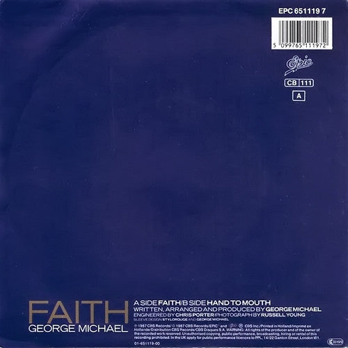 (Occasion) George Michael – Faith [Vinyle 45 Tours]