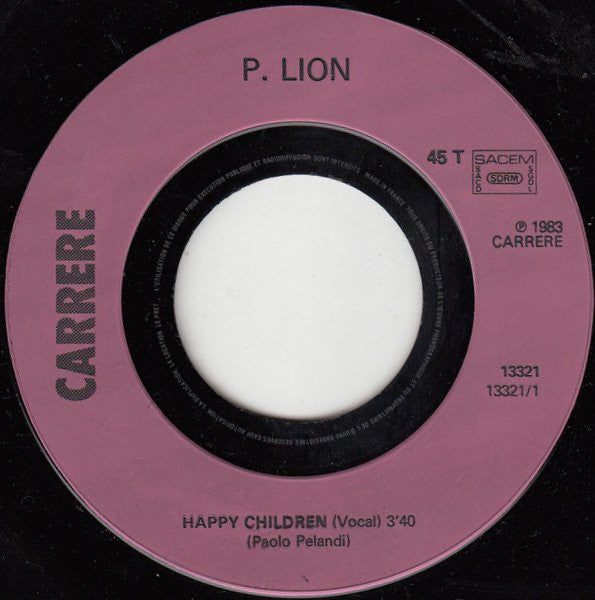 (Occasion) P. Lion Happy Children [Vinyle 45 Tours]