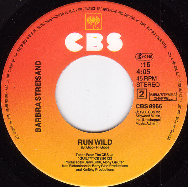 (Occasion) Barbra Streisand – Woman In Love [Vinyle 45Tours]