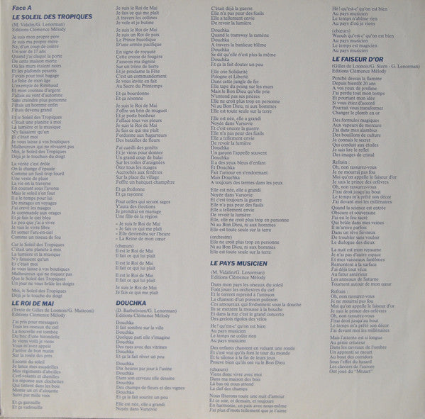 (Occasion) Gerard Lenorman – Le Soleil Des Tropiques [Vinyle 33 Tours]