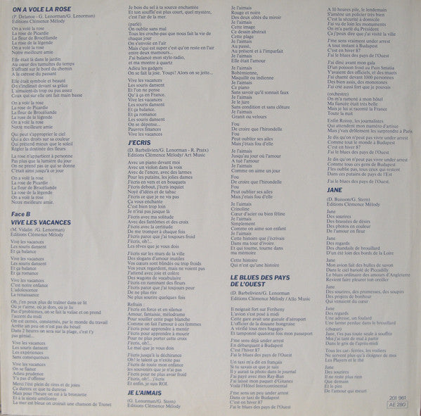 (Occasion) Gerard Lenorman – Le Soleil Des Tropiques [Vinyle 33 Tours]