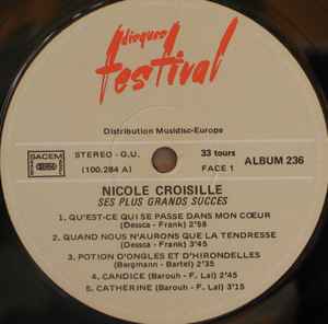 (occasion) Nicole Croisille – Ses Plus Grands Succès [Vinyle 33 Tours]
