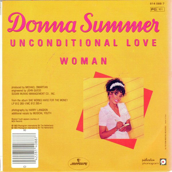 (Occasion) Donna Summer – Unconditional Love [Vinyle 45Tours]