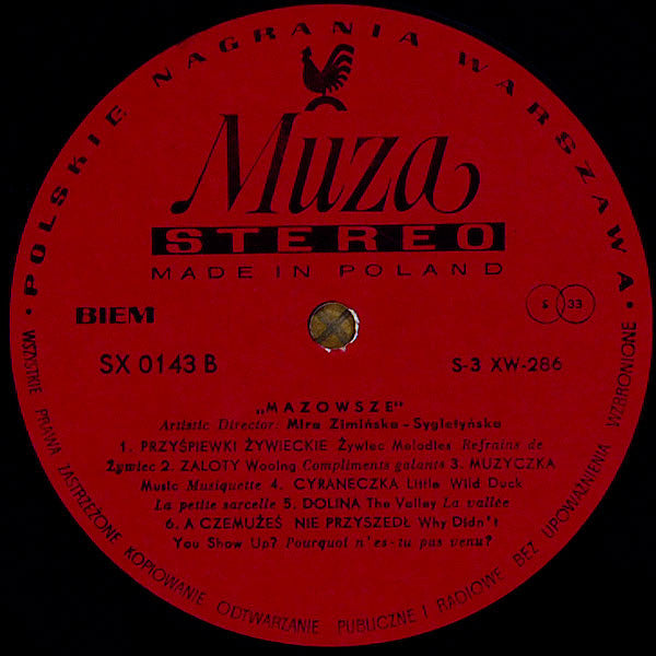 (Occasion ) Mazowsze – The Polish Song And Dance Ensemble, Vol. 3 [Vinyle 33 Tours]