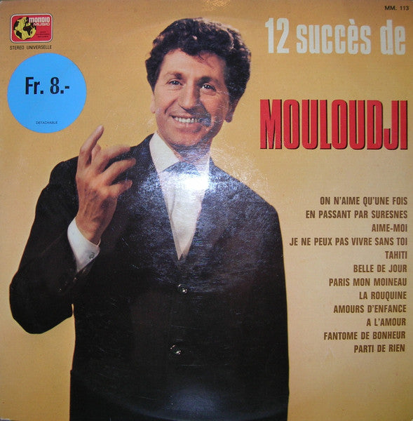(Occasion ) Mouloudji – 12 Succès De Mouloudji [Vinyle 33 Tours]