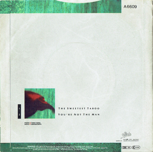 (Occasion) Sade – The Sweetest Taboo [Vinyle 45 Tours]