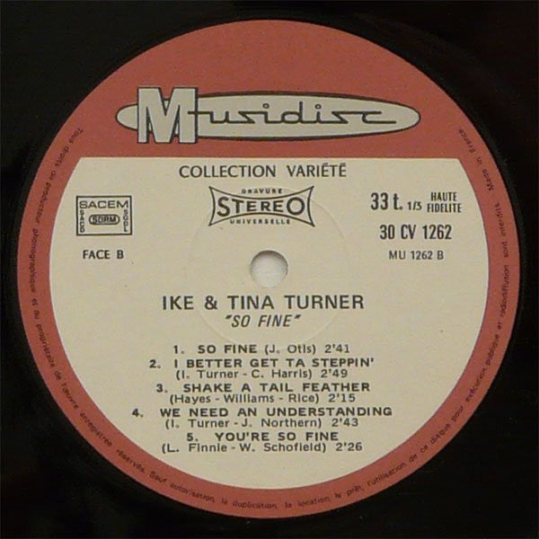 (Occasion) Ike & Tina Turner – So Fine [Vinyle 33 Tours]
