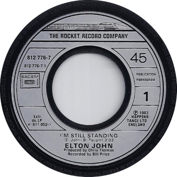 (Occasion) Elton John – I'm Still Standing [Vinyle 45 Tours]