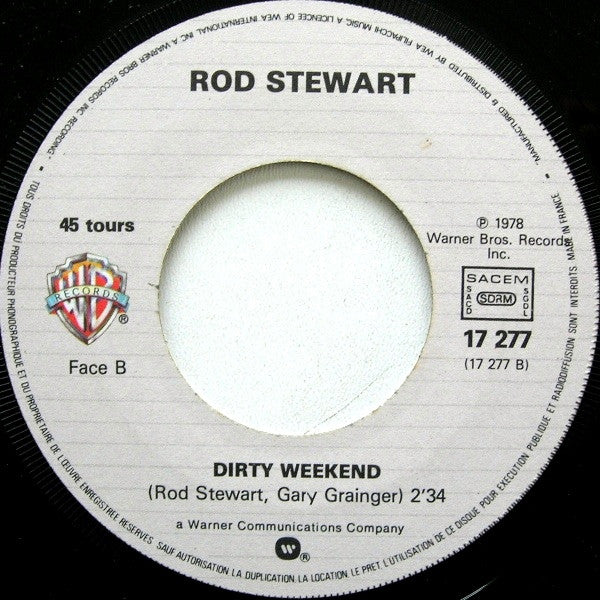 (Occasion) Rod Stewart Da Ya Think I'm Sexy ? [Vinyle 45 Tours]