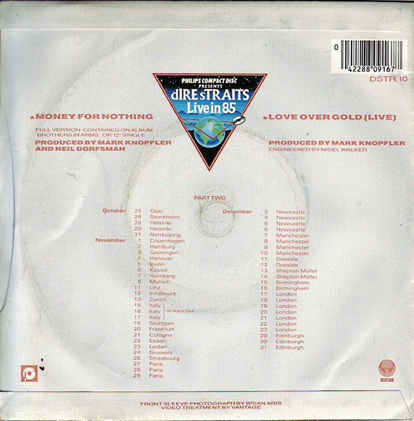 (Occasion) Dire Straits – Money For Nothing [Vinyle 45Tours]