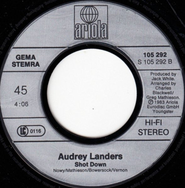 (Occasion) Audrey Landers – Manuel Goodbye [Vinyle 45Tours]