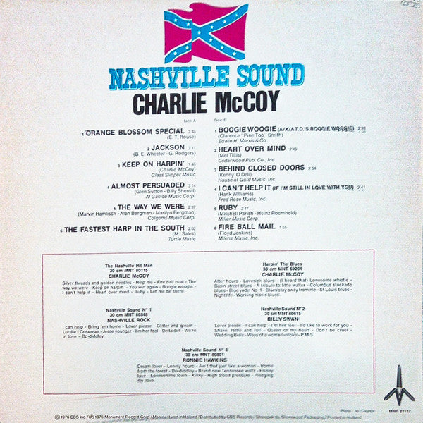 (occasion) Mr. Charlie McCoy – Nashville Harmonica [Vinyle 33 Tours]