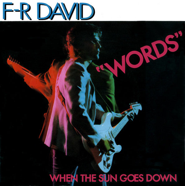 (Occasion) F.R. David – Words [Vinyle 45 Tours]