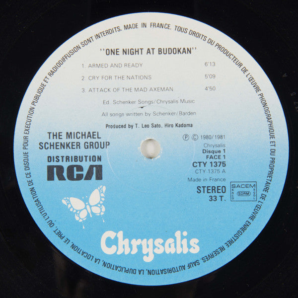 (Occasion) The Michael Schenker Group – One Night At Budokan [Vinyle 33 Tours]