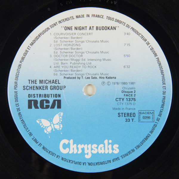 (Occasion) The Michael Schenker Group – One Night At Budokan [Vinyle 33 Tours]