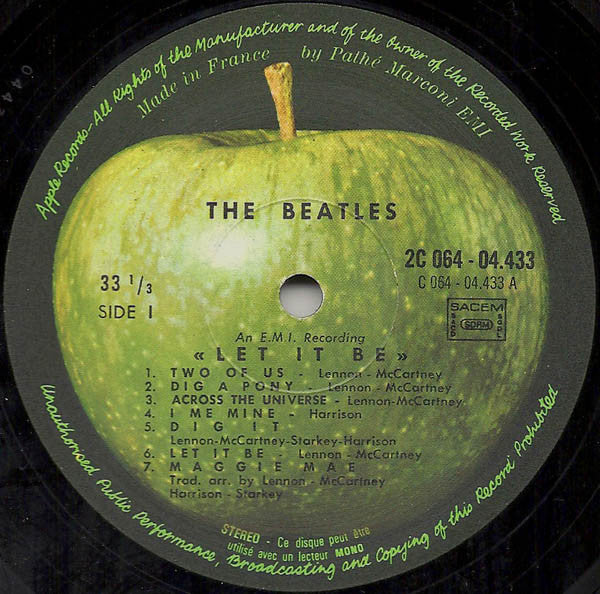 (Occasion) The Beatles – Let It Be [Vinyle 33 Tours]