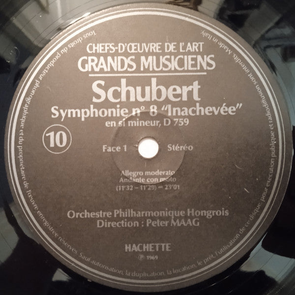 Schubert - Orchestre Philharmonique Hongrois / Peter Maag – Symphonie N°5 Et N°8 "Inachevée" [Vinyle 33Tours]