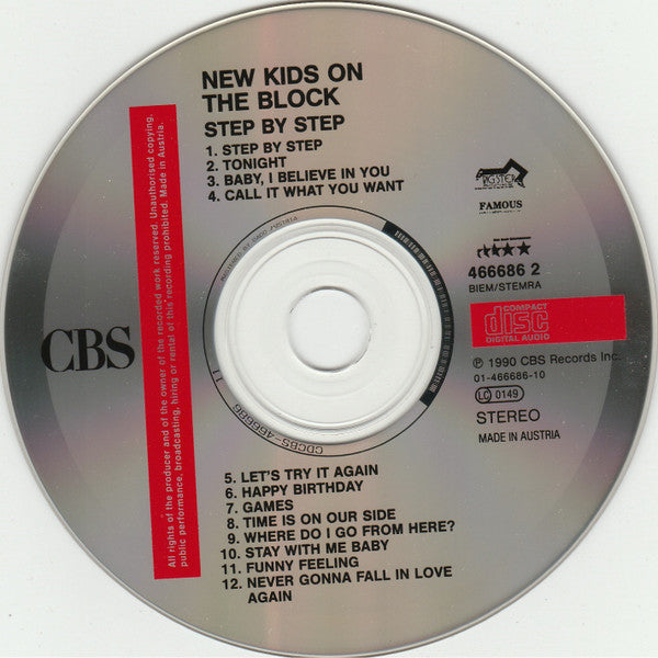 (Occasion) New Kids On The Block – Step By Step [CD]