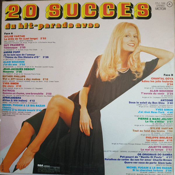 (occasion) Various – 20 Succes Du Hit-Parade [Vinyle 33 Tours]