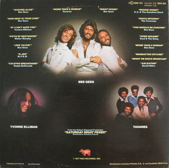 (Occasion) Various – Saturday Night Fever (The Original Movie Sound Track) [Vinyle 33 Tours]