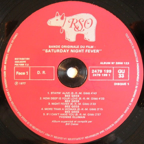 (Occasion) Various – Saturday Night Fever (The Original Movie Sound Track) [Vinyle 33 Tours]