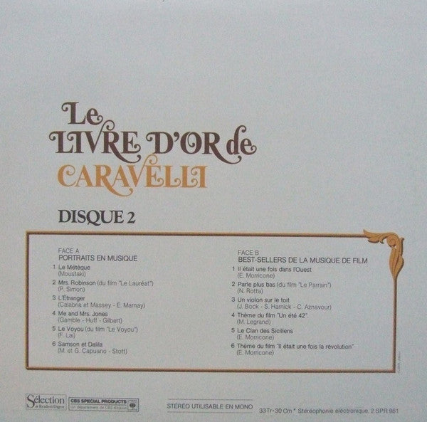 (Occasion) Caravelli Le Livre D'Or De Caravelli  [Vinyle 33Tours]