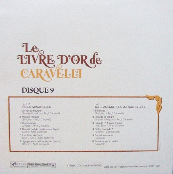 (Occasion) Caravelli Le Livre D'Or De Caravelli  [Vinyle 33Tours]