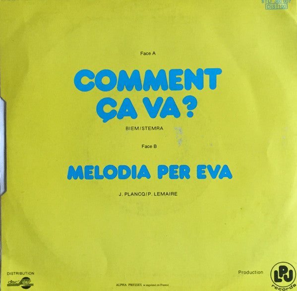 (Occasion ) Rolls – Comment Ca Va? [Vinyle 45 Tours]