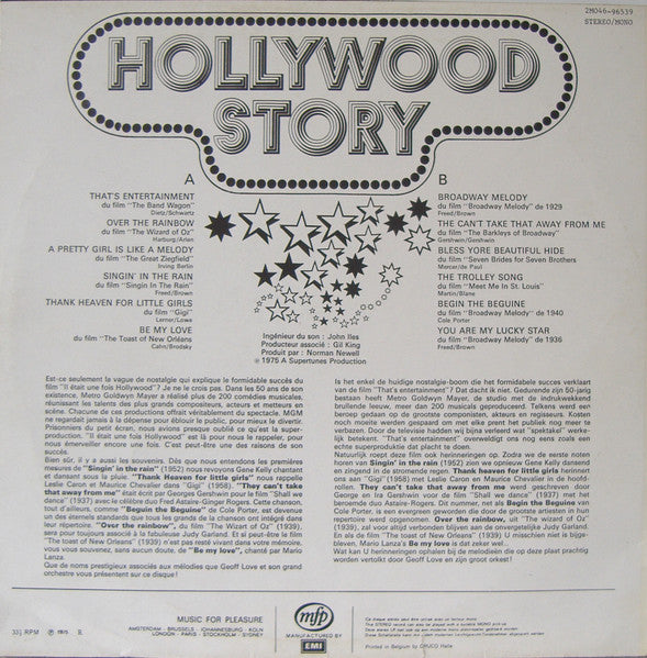 (Occasion) - Geoff Love Et Son Orchestre  Hollywood Story [Vinyle 33Tours]