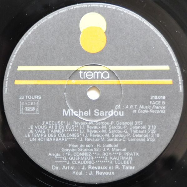 (Occasion) Michel Sardou – Michel Sardou  [Vinyle 33 Tours]