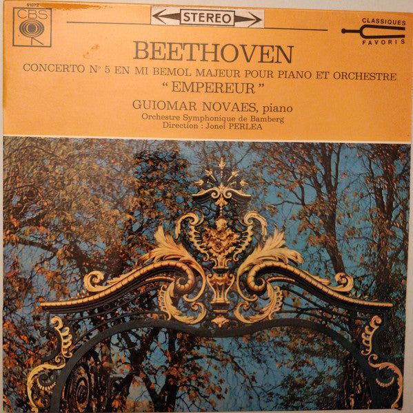 (occasion) Beethoven, Guiomar Novaes, Jonel Perlea, Orchestre Symphonique De Bamberg – Concerto N°5 En Mi Bémol Majeur Pour Piano & Orchestre "Empereur" [Vinyle 33 Tours]
