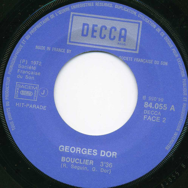 (Occasion) Georges Dor – Pour La Musique[Vinyle 45Tours]