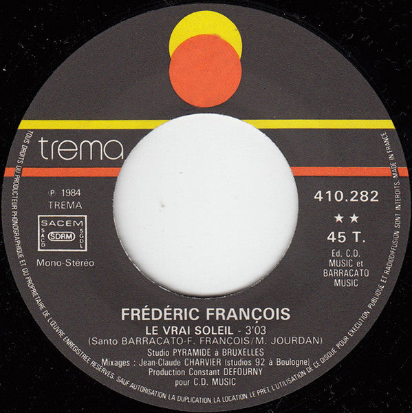 (Occasion) Frédéric François – Mon Coeur Te Dit Je T'aime [Vinyle 45Tours]