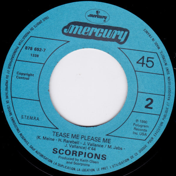 (Occasion) Scorpions – Wind Of Change [Vinyle 45Tours]