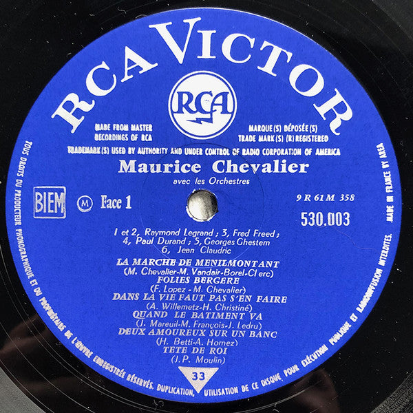 (Occasion) Maurice Chevalier Maurice Chevalier [Vinyle 33Tours]