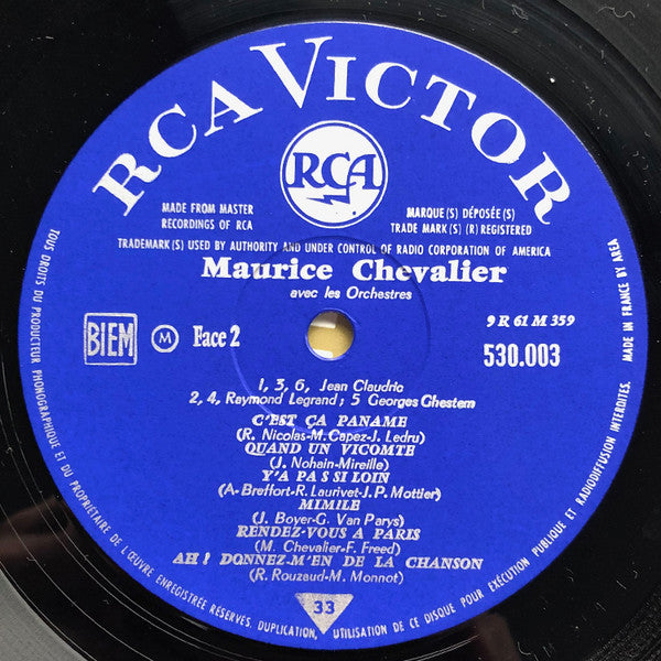 (Occasion) Maurice Chevalier Maurice Chevalier [Vinyle 33Tours]