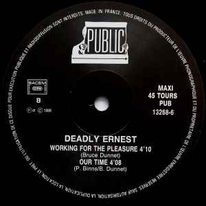 (occasion) Deadly Ernest – Working For The Pleasure [Vinyle 33 Tours]