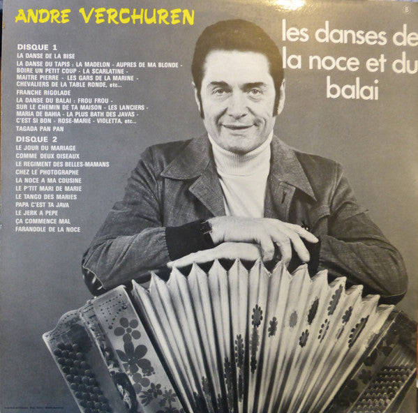 (Occasion) André Verchuren – Les Danses De La Noce Et Du Balai [Vinyle 33 Tours]